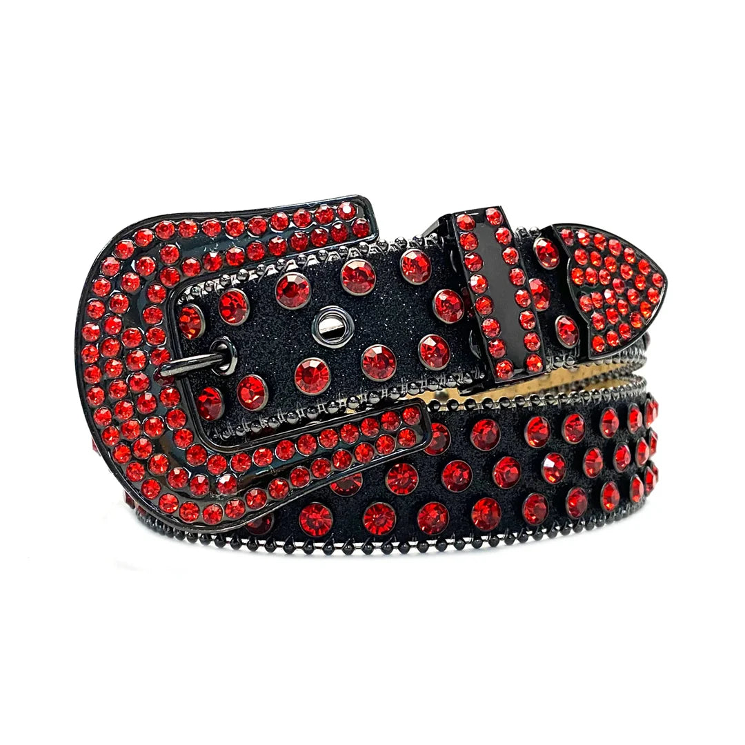 Ceinture rouge et noir Lown