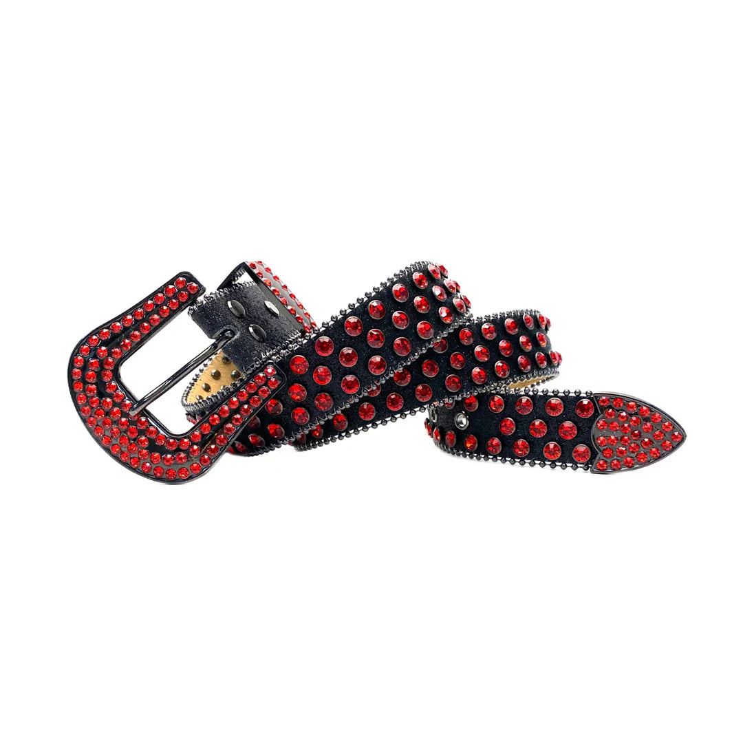 Ceinture rouge et noir Lown