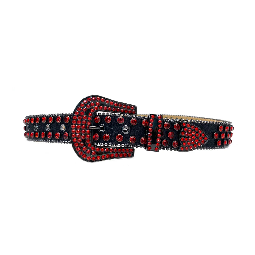 Ceinture rouge et noir Lown