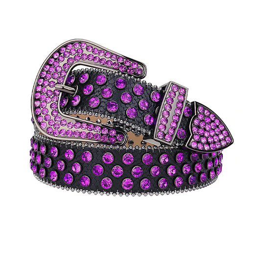 Ceinture noir et violette Lown