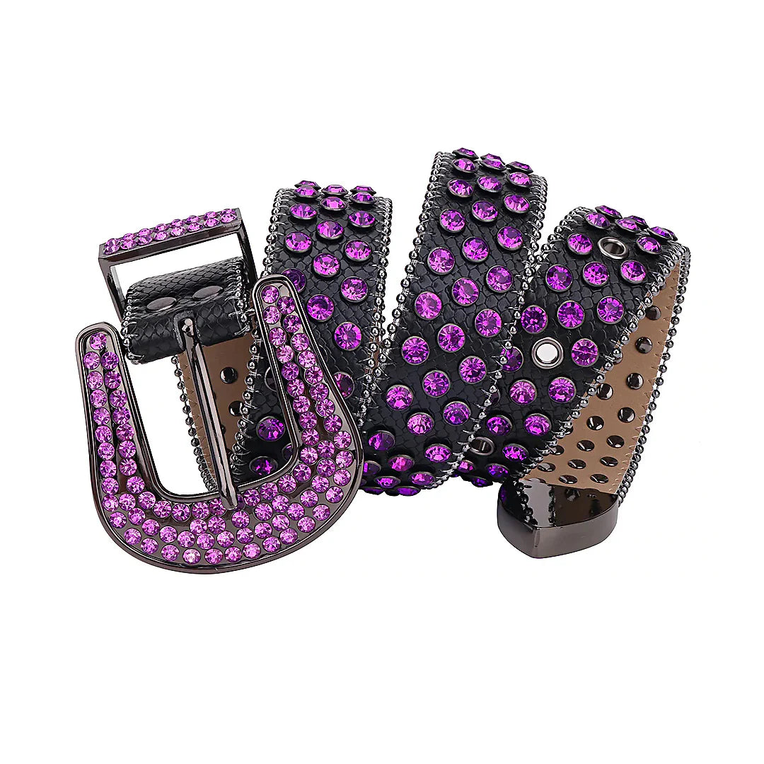 Ceinture noir et violette Lown