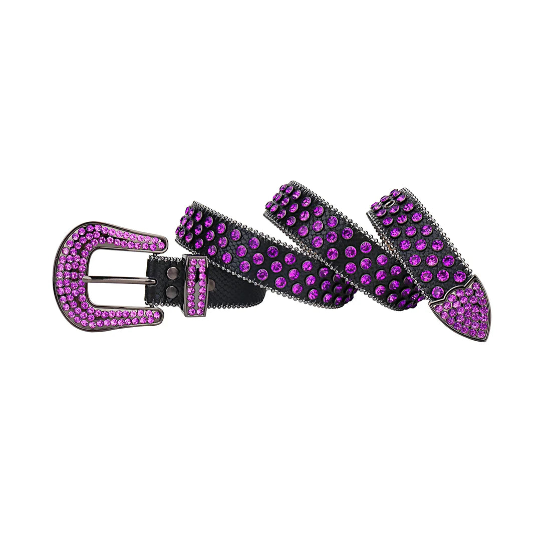 Ceinture noir et violette Lown